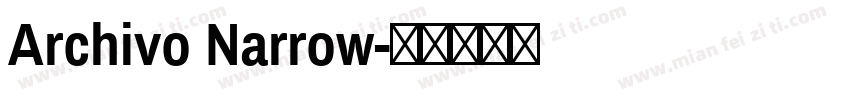 Archivo Narrow字体转换